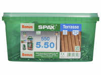 SPAX Terrassenschraube, 5 mm, Edelstahl rostfrei, 1 Stk., Terrasse A2 5x50 Bonus Set