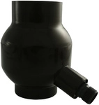 MARLEY Regensammler &raquo;Rainboy&laquo;, Kunststoff (PVC), 1 Zoll - braun