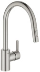 GROHE Sp&uuml;ltischarmatur &raquo;Feel&laquo;, Metall, geb&uuml;rstet und gl&auml;nzend, ⅜" -