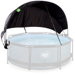 EXIT Toys Sonnensegel, f&uuml;r Pools, ⌀xH: 264 x 140 cm - schwarz