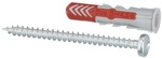 FISCHER D&uuml;bel &raquo;DUOPOWER&laquo;, 40 mm, Nylon - grau