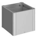 BIOHORT Pflanzbeet &raquo;Belvedere MINI&laquo;, silber-metallic, Metall - silberfarben