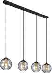 GLOBO LIGHTING H&auml;ngeleuchte, (BxHxL): 16 x 150 x 100 cm, Metall, 40 W - schwarz