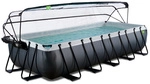 EXIT Toys Pool &raquo;Black Leather Pools&laquo;, Breite: 320 cm, 12600 l, schwarz
