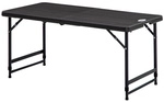 Outsunny Gartentisch, LxBxH: 118 x 60 x 74 cm - grau