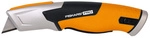 FISKARS Cuttermesser, 17,5 cm, mit einziehbarer Klinge - orange