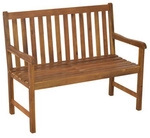 MERXX Gartenbank &raquo;Mindanoa&laquo;, Holz, 2-Sitzer, BxHxT: 107 x 89 x 54 cm - braun