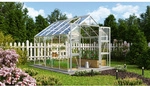 VITAVIA Gew&auml;chshaus &raquo;Domus 8300&laquo;, BxHxL: 257 x 246 x 325 cm - silberfarben