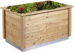 KGT Hochbeet &raquo;Woody Light&laquo;, BxHxL: 127 x 74 x 80 cm, Holz - beige
