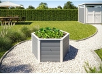 WEKA Hochbeet, BxHxL: 120 x 69 x 120 cm, Holz/Folie - grau