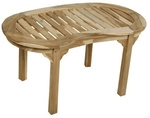 GARDEN PLEASURE Gartentisch &raquo;AMBON&laquo;, BxL: 45 x 90 cm, Teakholz - braun