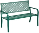 Outsunny Gartenbank, LxBxH: 127 x 63 x 83 cm - gruen