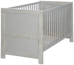 roba Kinderbett, (BxL): 76 cm x 144 cm, Holz, grau