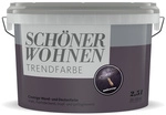 SCH&Ouml;NER WOHNEN FARBE Dispersionsfarbe &raquo;Trendfarbe&laquo;, Universe, matt, 2,5 l - lila