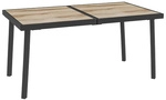 Outsunny Gartentisch, LxBxH: 145 x 85 x 72 cm - grau