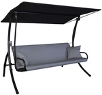 ANGERER FREIZEITM&Ouml;BEL Hollywoodschaukel &raquo;Elegance Zip&laquo;, 3-Sitzer, inkl. Auflagen -