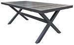 GARDEN PLEASURE Gartentisch &raquo;RANA&laquo;, BxL: 100 x 202 cm, Keramik - grau