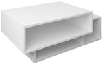 VCM Couchtisch &raquo;Runila&laquo;, BxHxL: 88 x 35 x 50 cm - weiss