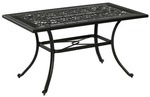 MERXX Gartentisch, BxHxT: 80 x 73 x 80 cm, Tischplatte: Aluminium - schwarz