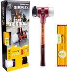 HALDER Schonhammer, &raquo;SIMPLEX&laquo;, &Oslash; 8 cm, ergonomisch - schwarz