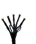 Konstsmide Micro LED Lichterkette, 3,6 W, Kunststoff - schwarz