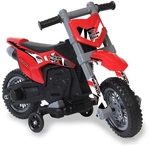 JAMARA Kinder-Elektromotorrad, BxHxL: 36 x 54 x 83 cm, Ab 2 Jahren - rot