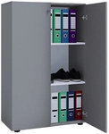 VCM B&uuml;roschrank &raquo;Lona XL&laquo;, BxHxL: 39 x 110 x 70 cm, Holzwerkstoff - grau