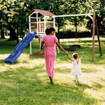 AXI Spielturm &raquo;Beach Tower Roxy&laquo;, (BxHxT): 356,6 x 241,9 x 349 cm - braun