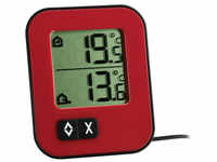 TFA® Digitalthermometer, Breite: 5,7 cm, Temperaturbereich: -10 bis 50 °C - rot