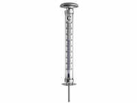 TFA® Außen-Thermometer, Breite: 13,8 cm, Metall|acrylglas - silberfarben