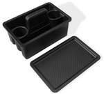 WEBER Grillzubeh&ouml;r, &raquo;WORKS&laquo;, stapelbar, BxHxT: 37x14x24 cm, schwarz