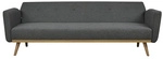 SalesFever Schlafsofa, Breite: 212 cm, grau