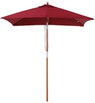Outsunny Sonnenschirm, H&ouml;he: 230 cm, weinrot