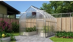 VITAVIA Gew&auml;chshaus, BxHxL: 26,35 x 254,5 x 321 cm - silberfarben