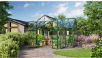 VITAVIA Gew&auml;chshaus, BxHxL: 38,34 x 254 x 383,3 cm - gruen