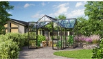 VITAVIA Gew&auml;chshaus, BxHxL: 38,34 x 254 x 383,3 cm - schwarz