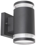 GLOBO LIGHTING Au&szlig;enleuchte &raquo;ALCALA&laquo;, Aluminium, 11 W, ohne Leuchtmittel - grau