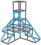 BIG Kletterger&uuml;st &raquo;Kraxxl&laquo;, BxHxL: 230 x 185 x 185 cm, f&uuml;r Kinder von 3 bis 7