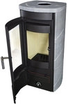 HARK Kaminofen &raquo;Tiamo EX&laquo;, steingrau, Naturstein, 6 kW, Dauerbrand geeignet