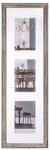 Walther Design Bilderrahmen, f&uuml;r: 3 Fotos, BxL: 15 x 10 cm, Holzwerkstoff - braun