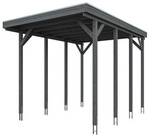 SKANHOLZ Caravan-Carport &raquo;Friesland Caravan&laquo;, 397 x 555 cm (BxT), schiefergrau