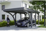 SKANHOLZ Carport &raquo;Friesland Set 6&laquo;, BxT: 314 x 555 cm, Firsth&ouml;he: 241 cm, lasiert