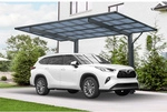 XIMAX Einzelcarport &raquo;Wing&laquo;, Einfahrtsbreite: 253 cm, mit Dachrinne, hagel- und