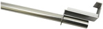 GARDINIA Vitragestange &raquo;Zylinder&laquo;, L&auml;nge 400 mm, &Oslash; 9 mm, Metall - silberfarben