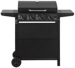 EL FUEGO Gasgrill &raquo;San Jose 4&laquo;, 4 Brenner, Grillfl&auml;che: 61,5 x 33,5 cm, schwarz