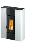 FREEPOINT Pelletofen &raquo;Roxy 7&laquo;, 7 kW, Stahl, weiss