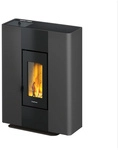 FREEPOINT Pelletofen &raquo;Roxy Stand 7&laquo;, 7 kW, anthrazit - schwarz