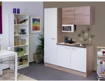 Flex-Well Singlek&uuml;che &raquo;Samoa&laquo;, mit E-Ger&auml;ten, Gesamtbreite: 150 cm - weiss
