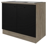 Flex-Well K&uuml;chenunterschrank &raquo;Capri&laquo;, melaminbeschichtete Spanplatte, Front...
