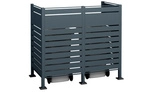 Westmann M&uuml;lltonnenbox &raquo;Planum&laquo;, BxHxT: 170 x 150 x 90 cm, f&uuml;r 2 x 240 L